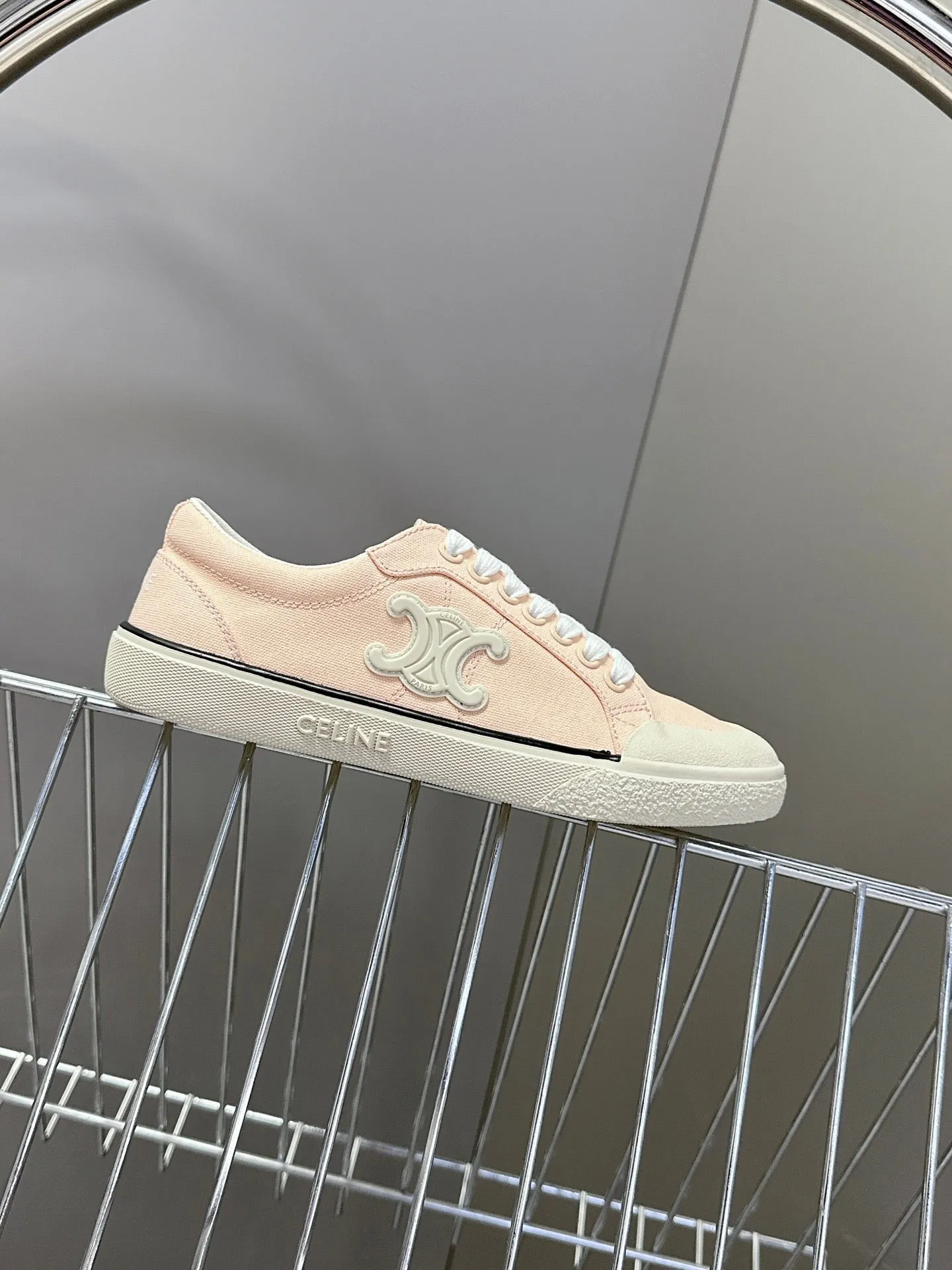 CELINE 25 Sneaker Pink Canvas