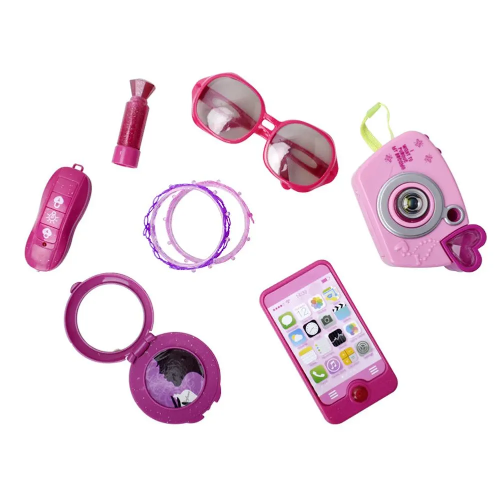 Children's Simulation Cosmetics Princess Makeup Purse set