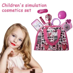Children's Simulation Cosmetics Princess Makeup Purse set