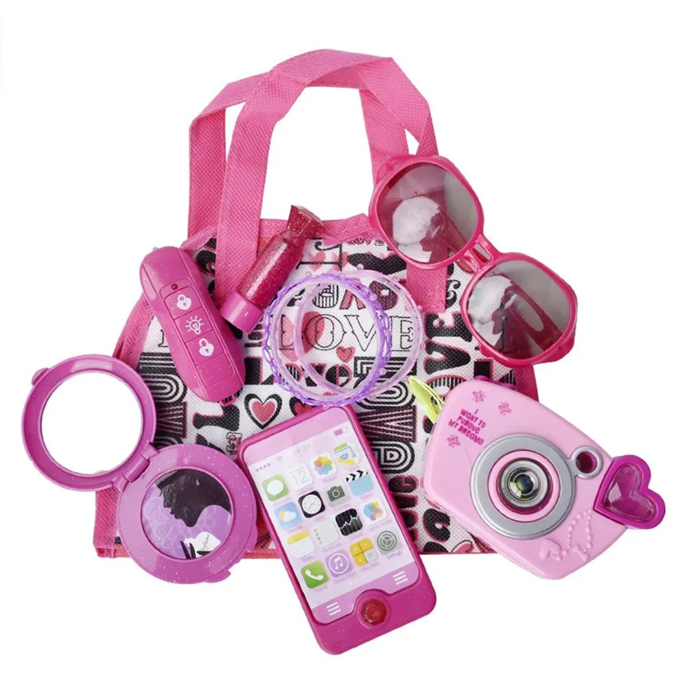 Children's Simulation Cosmetics Princess Makeup Purse set