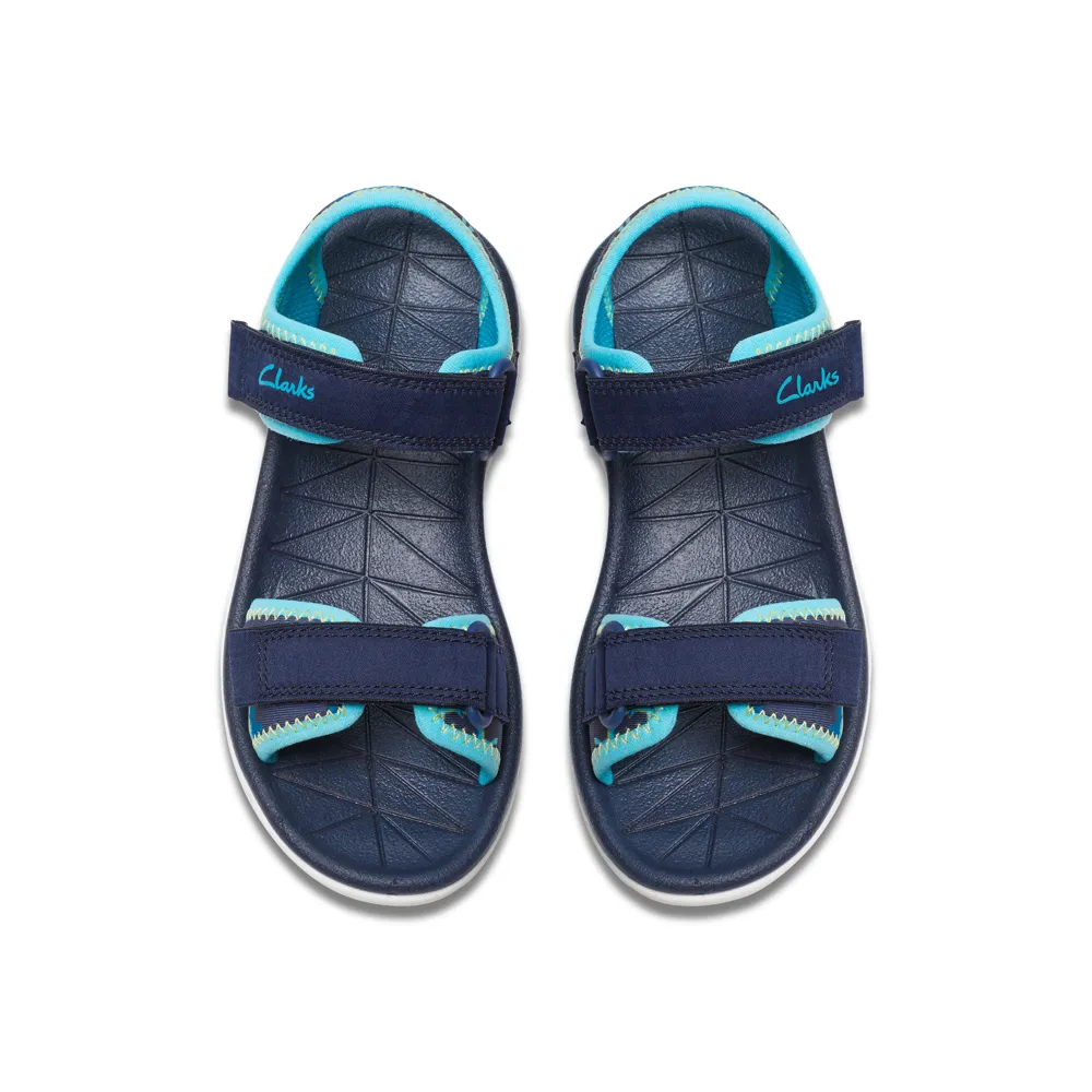 Clarks - Surfing Tide K - Navy - Sandals