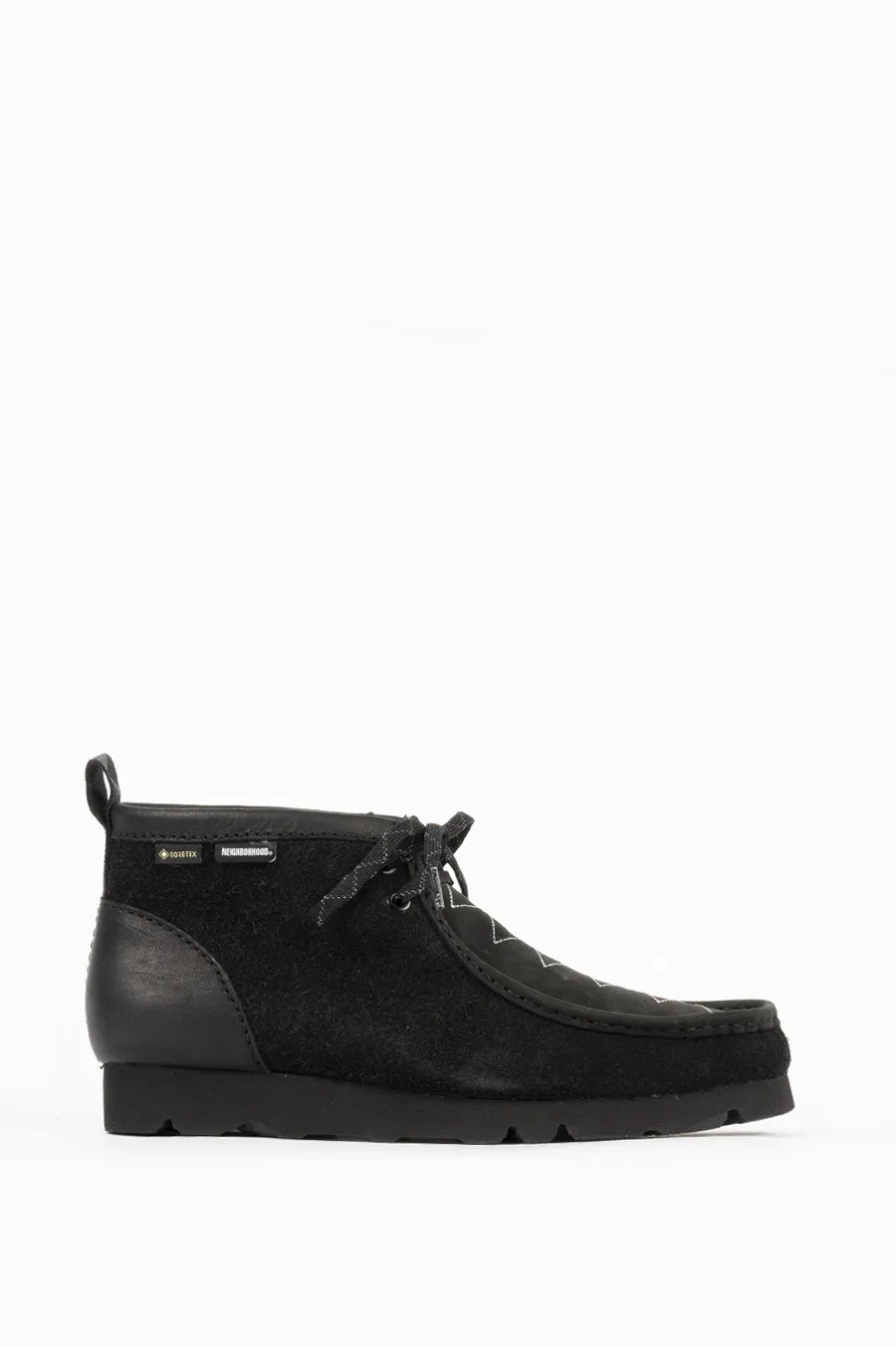 CLARKS X NEIGHBORHOOD WALLABEE BOOT GTX BLACK