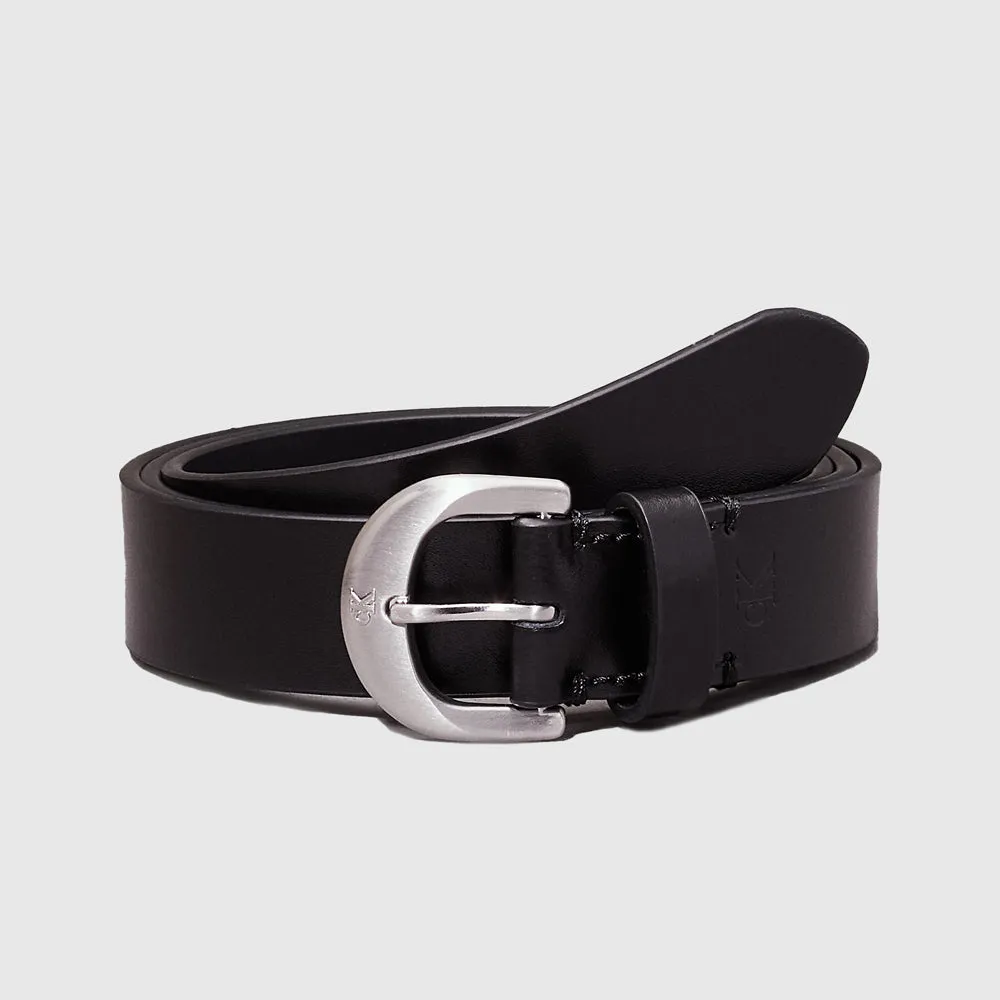 Classic Pin Buckle 25Mm Belt - Black