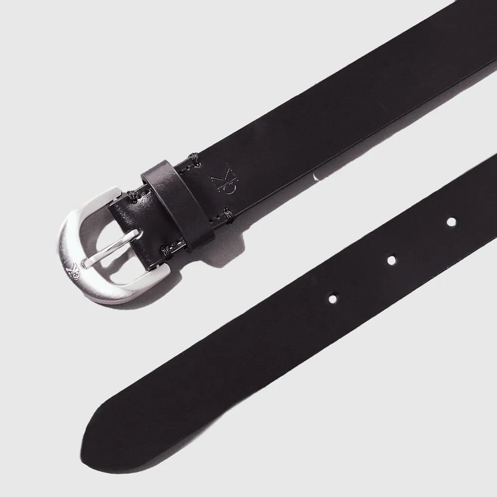 Classic Pin Buckle 25Mm Belt - Black