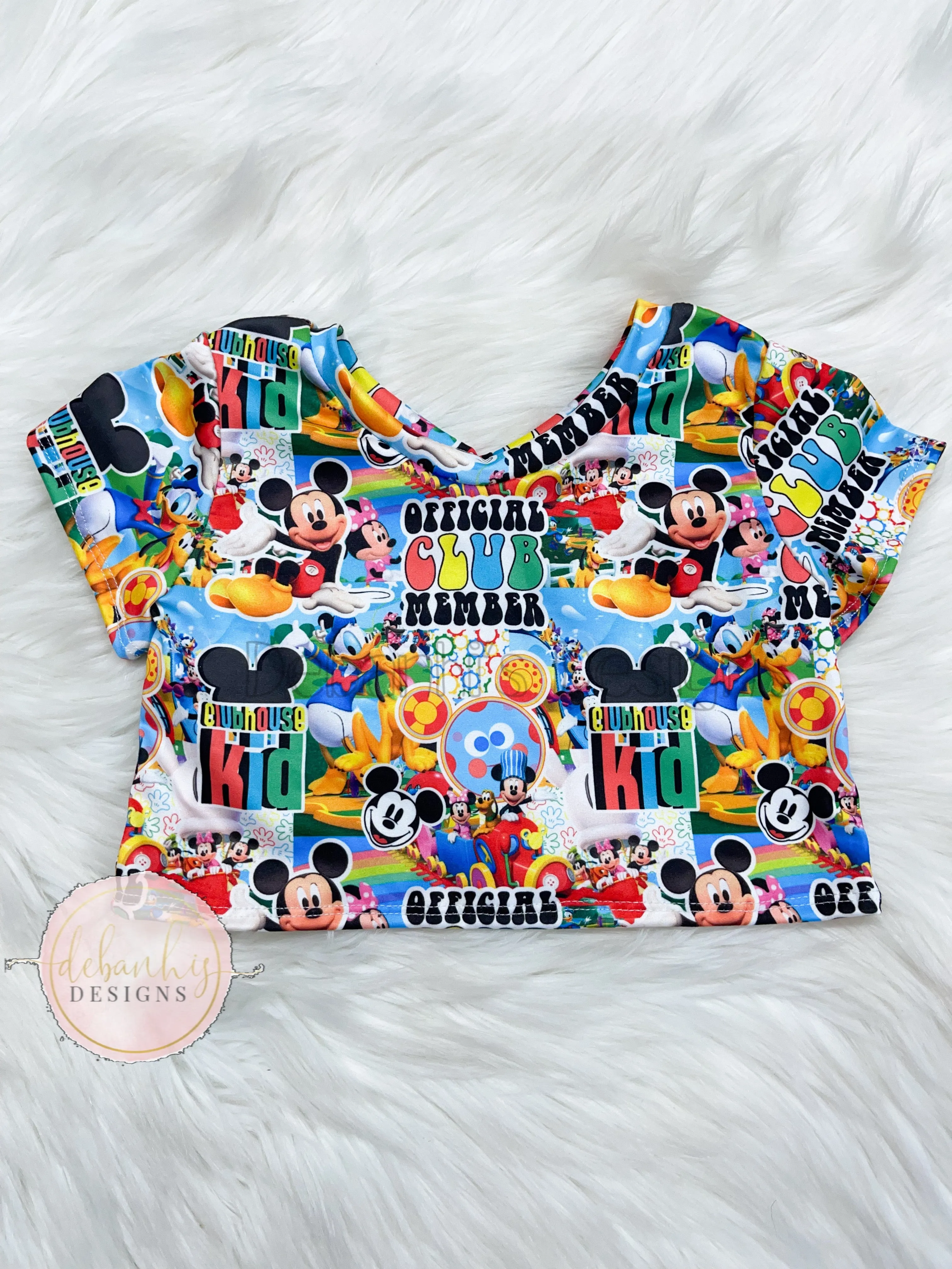 Club house kid croptop