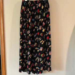 Coldwater Creek - 1X, vintage crepe maxi skirt
