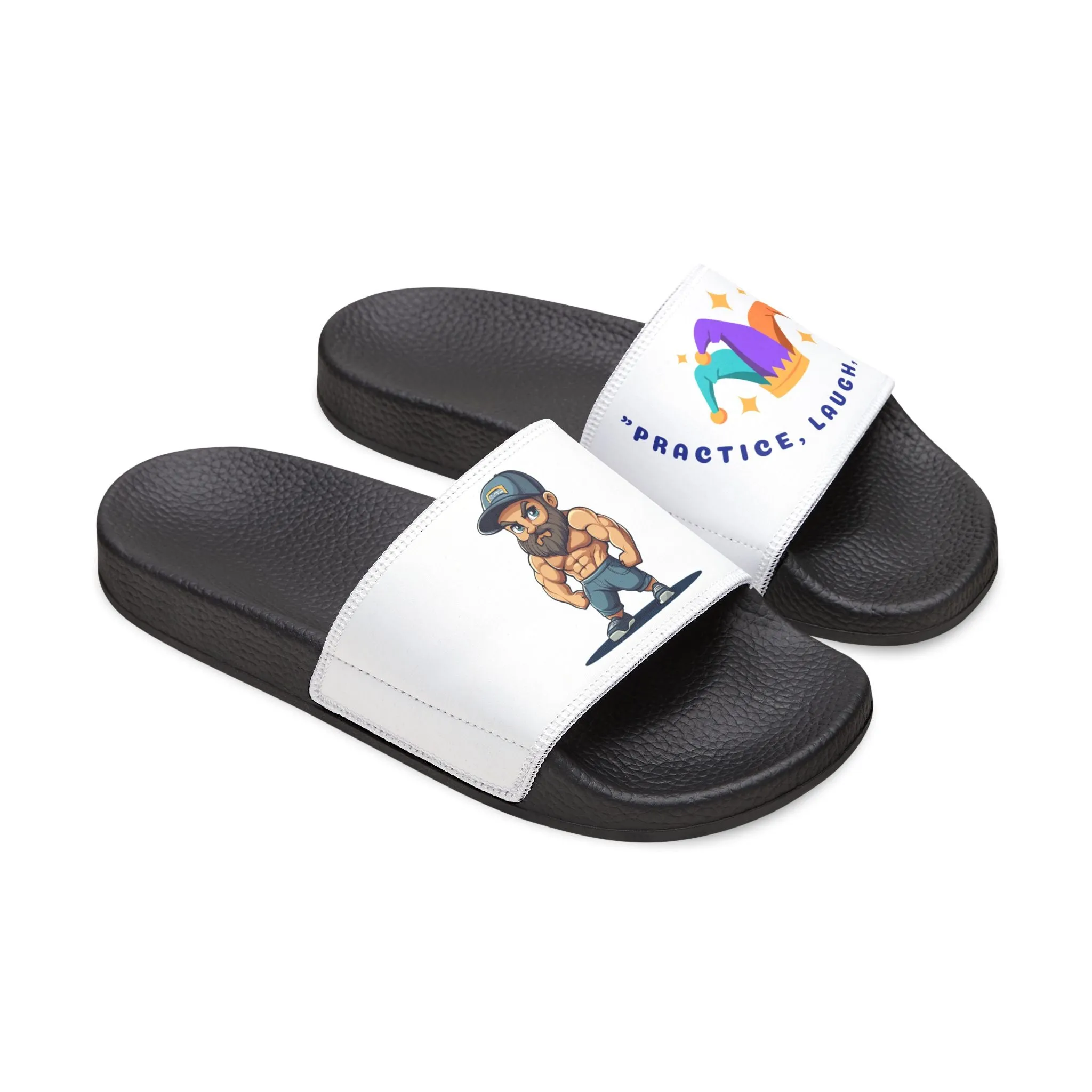 Cool Cartoon Character Sandals for Men - Stylish Removable-Strap Design