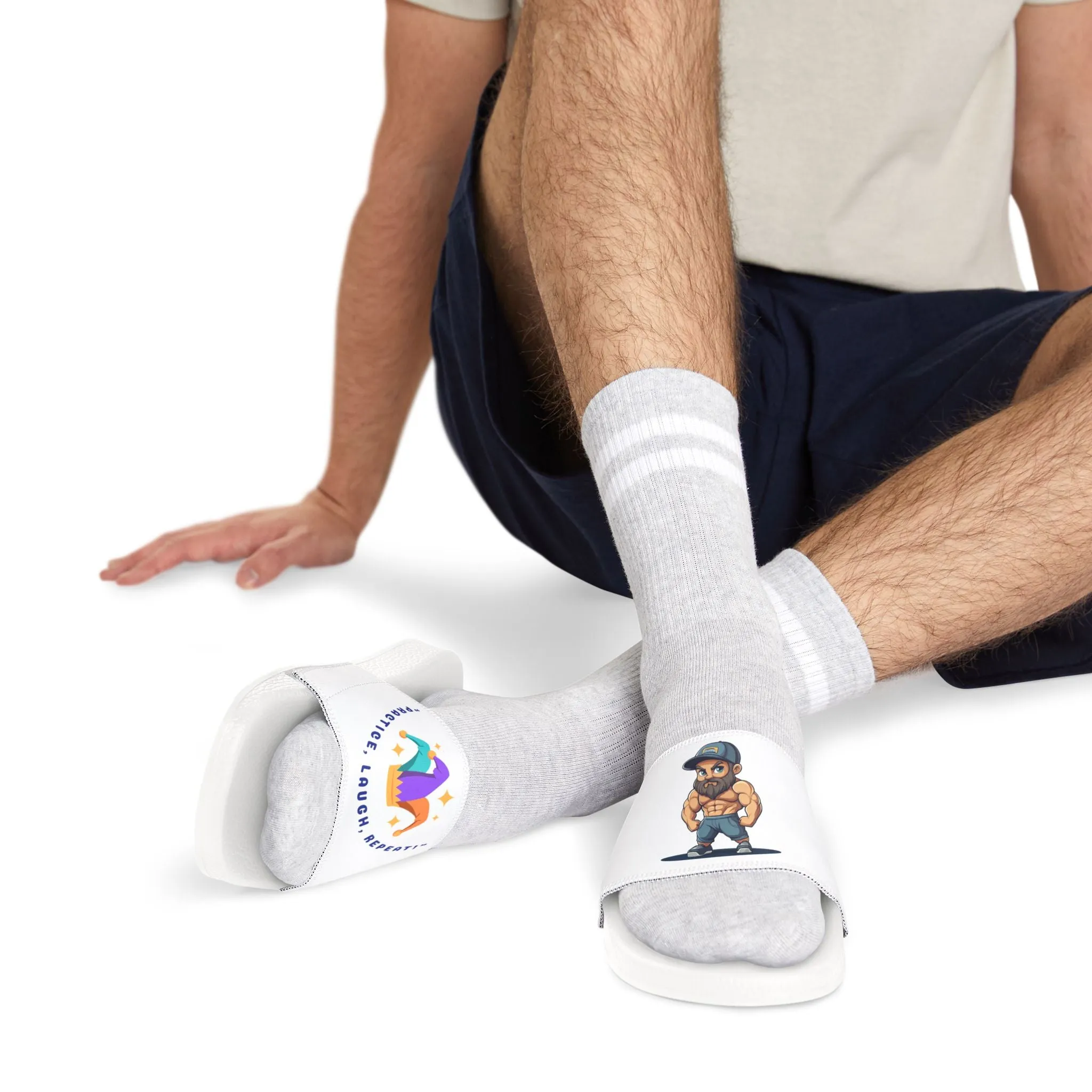 Cool Cartoon Character Sandals for Men - Stylish Removable-Strap Design
