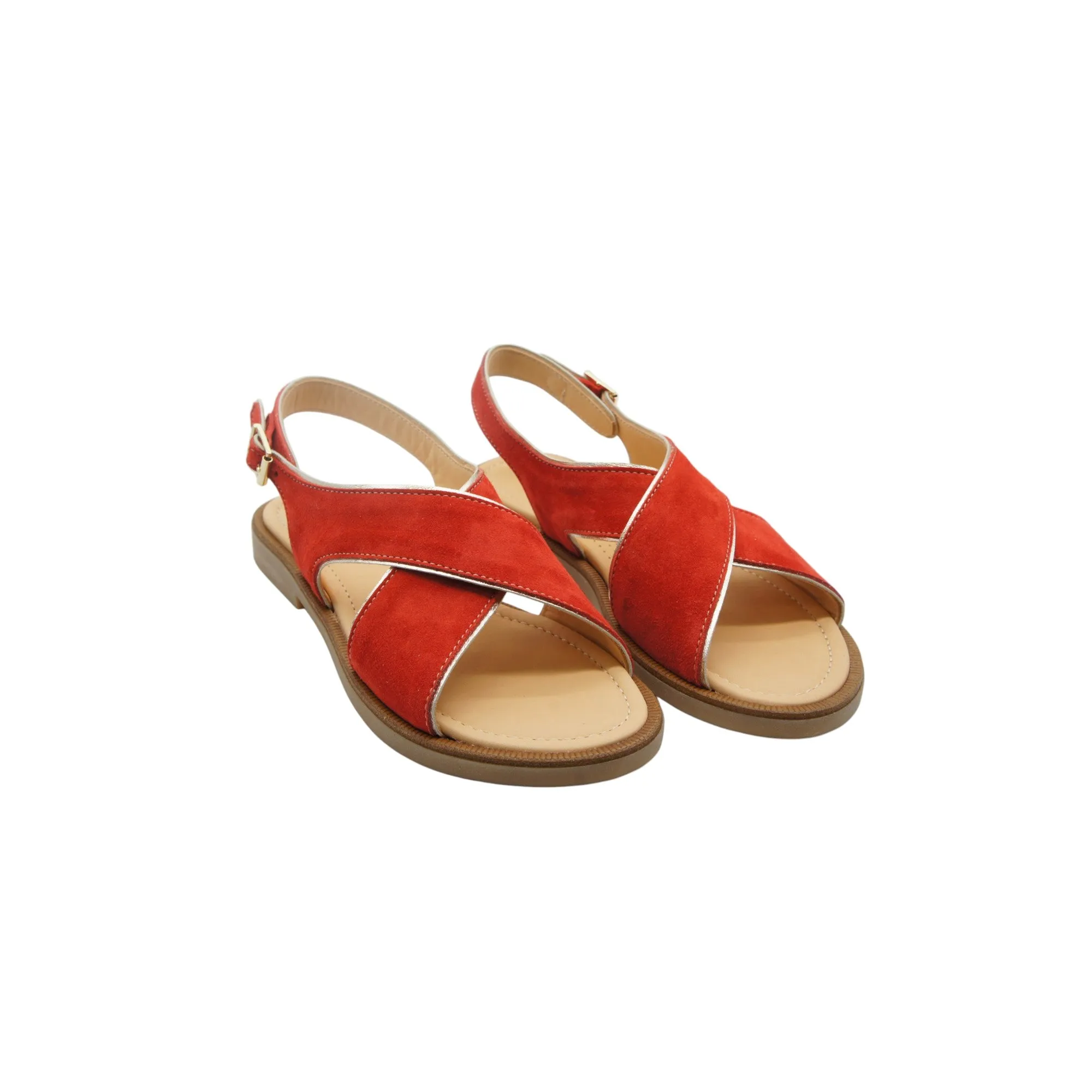 Cross-strap Sandals D447
