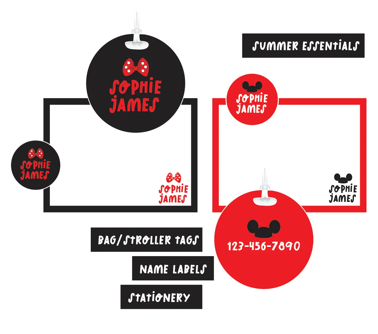 CUSTOM KIDS STATIONERY <p style=font-size:16px>*more styles</p>