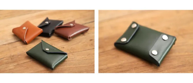 Cute Coffee Leather Card Holder Women Coin Wallet Multi Card Wallets For Women