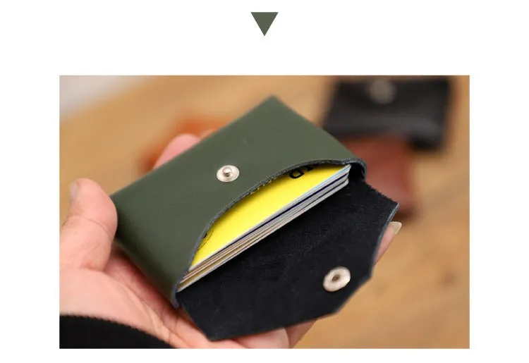 Cute Coffee Leather Card Holder Women Coin Wallet Multi Card Wallets For Women