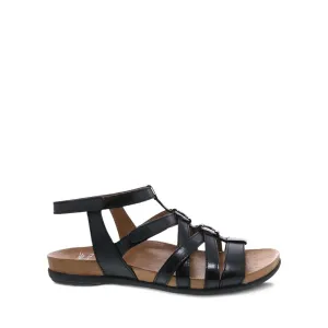 Dansko Women's Jolene Black Glazed Kid Leather 6211500200
