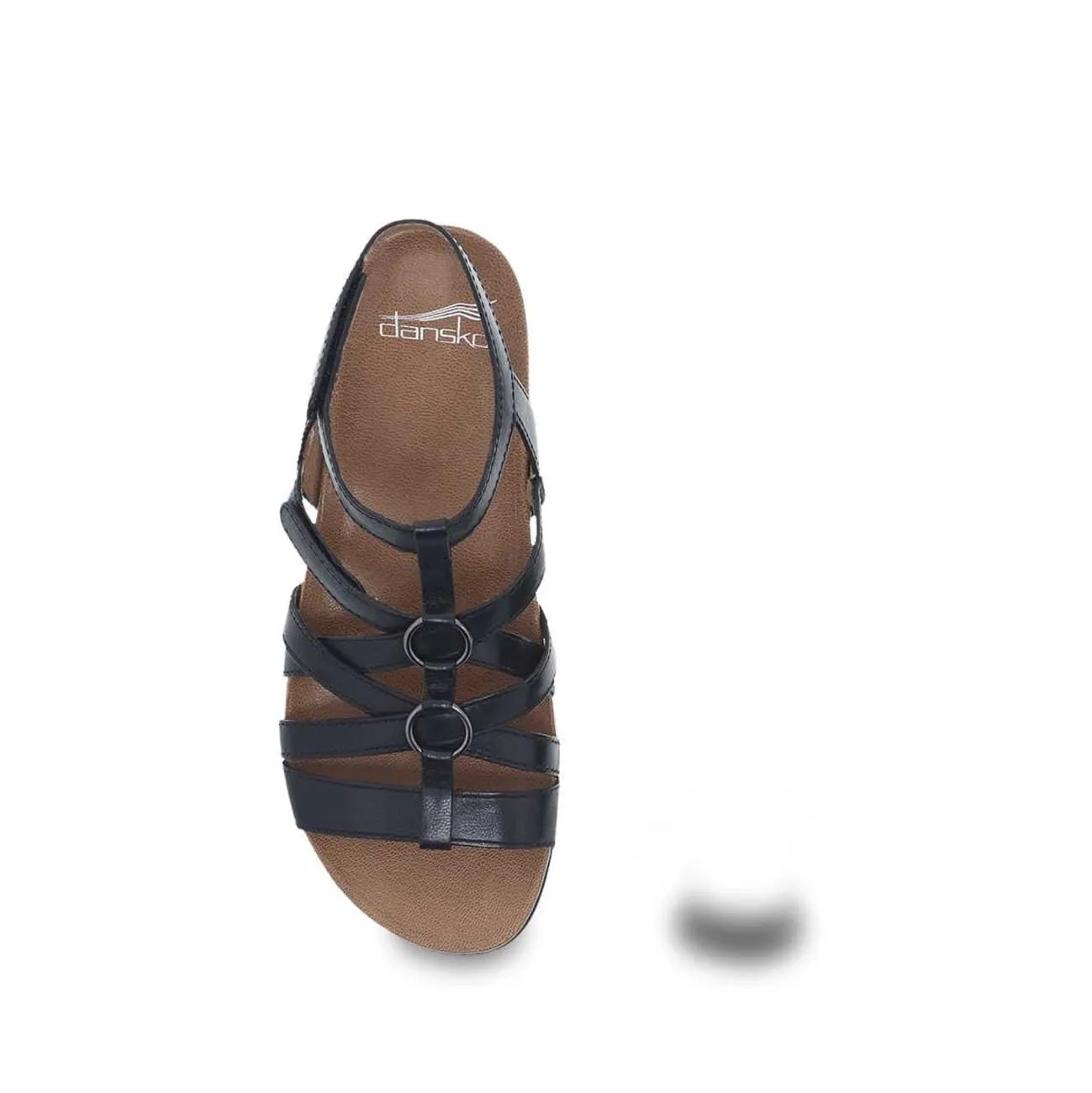 Dansko Women's Jolene Black Glazed Kid Leather 6211500200