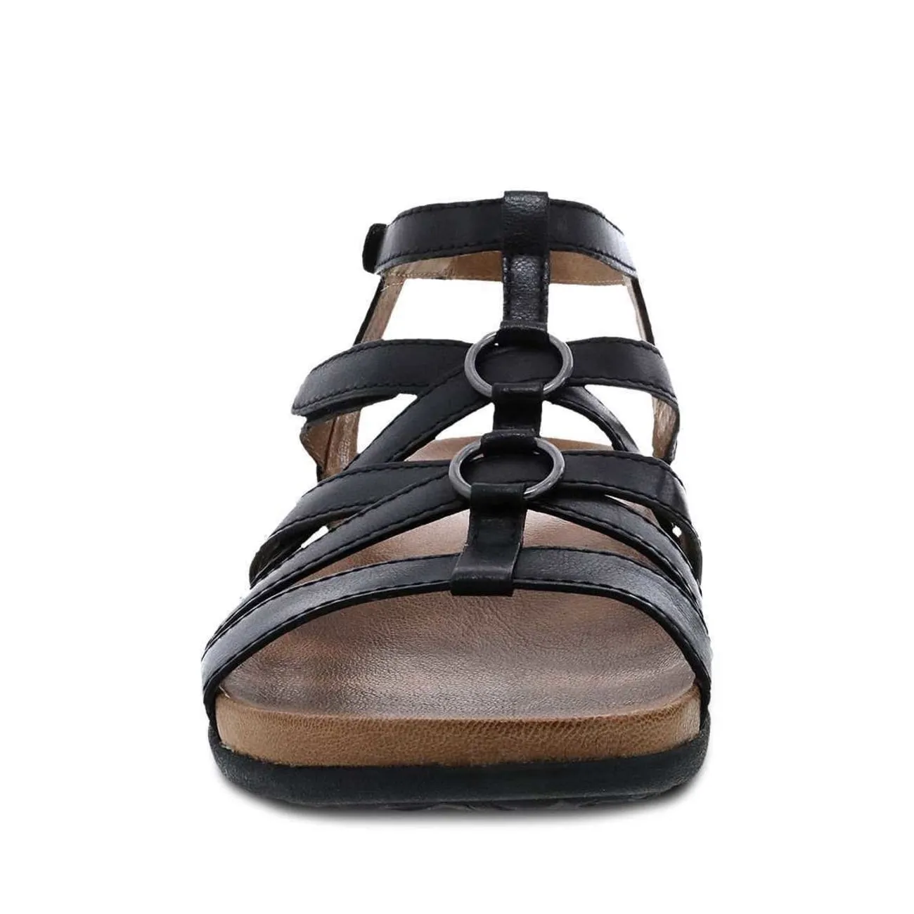 Dansko Women's Jolene Black Glazed Kid Leather 6211500200