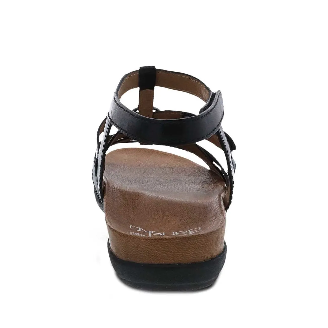 Dansko Women's Jolene Black Glazed Kid Leather 6211500200