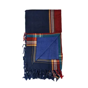 Dark Navy Kenyan Beach Towel