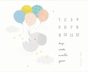 Delivered with Love by Moda Fabrics 36" MILESTONE PANEL