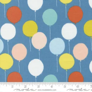 Delivered with Love by Moda Fabrics BALLOONS/BLUE