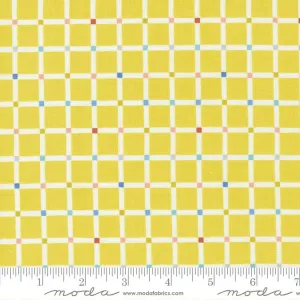 Delivered with Love by Moda Fabrics GRID CHECKS/CITRINE