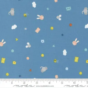 Delivered with Love by Moda Fabrics  LITTLES/BLUE