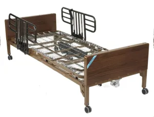 Delta Ultra Light Full Electric Hospital Bed with Half Rails - 1 Each