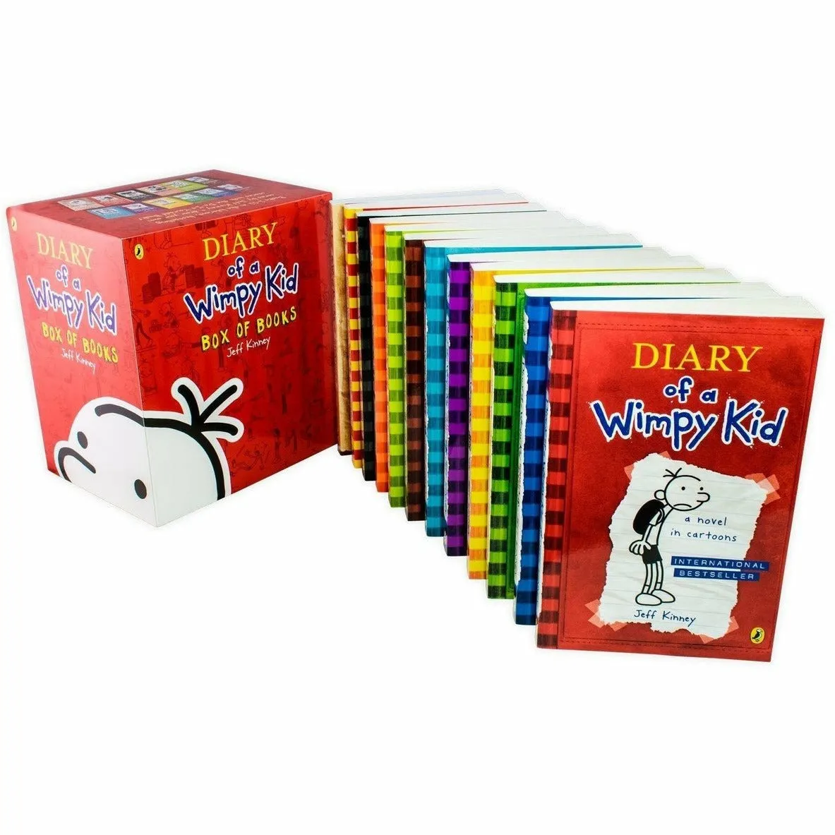 Diary of a Wimpy Kid Box of Books: 12 Book Collection Set by Jeff Kinney