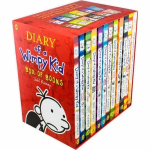 Diary of a Wimpy Kid Box of Books: 12 Book Collection Set by Jeff Kinney