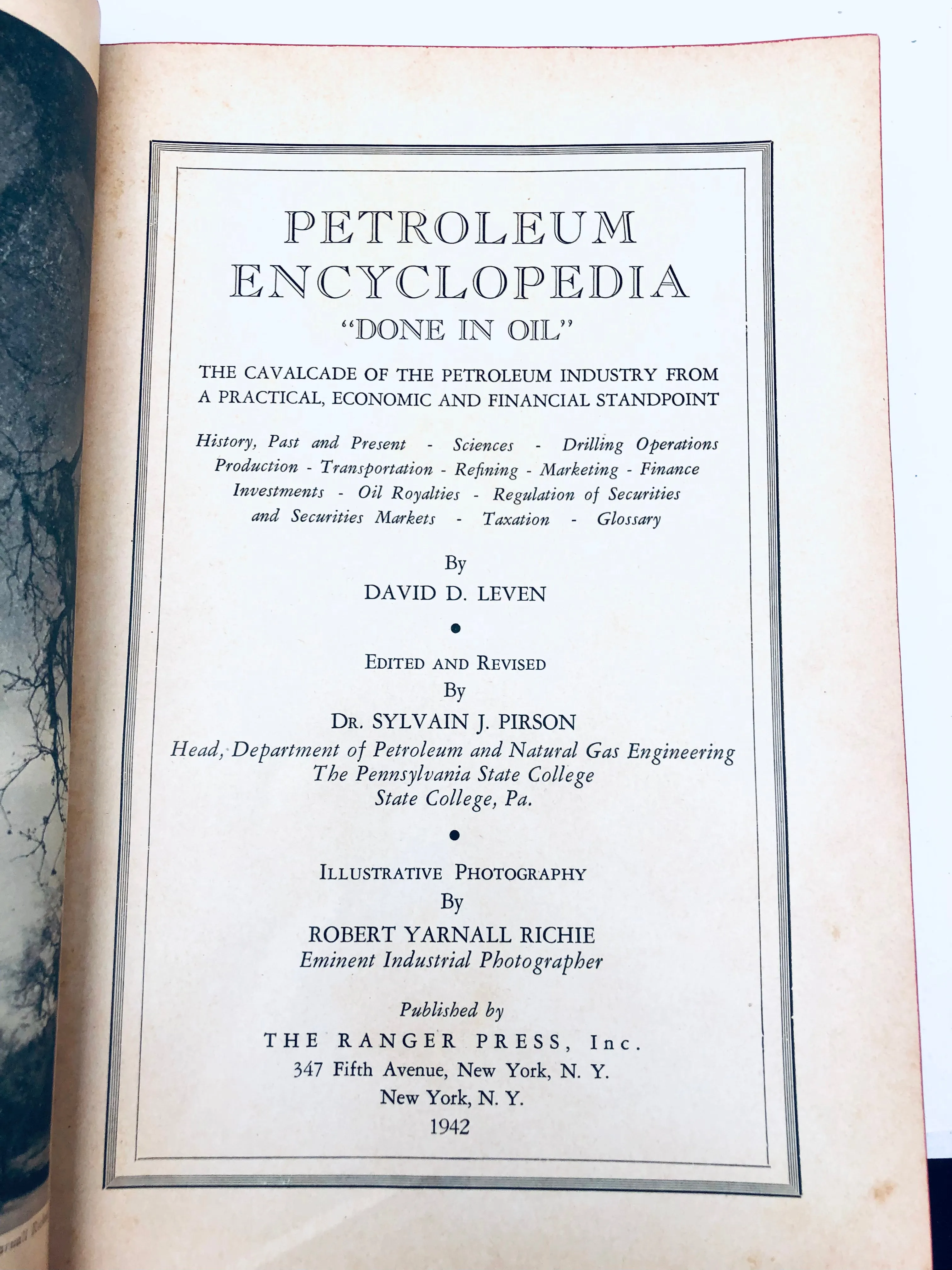Done In Oil 1942 Petroleum Encyclopedia David Levin Oil Industry Refining
