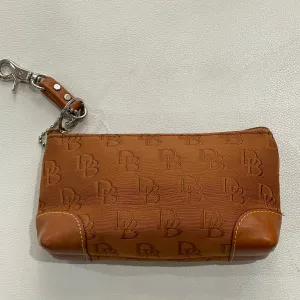 DOONEY & BOURKE Tan Logo Patterned Fabric Pouch
