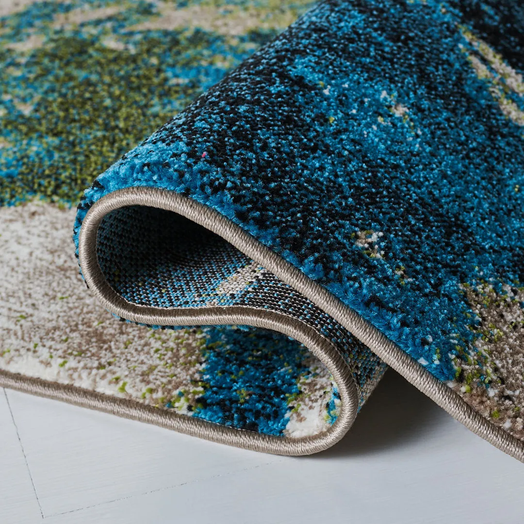 Dowlen Performance Abstract Rug 17 Stories Rug Size: Rectangle 4' x 6'