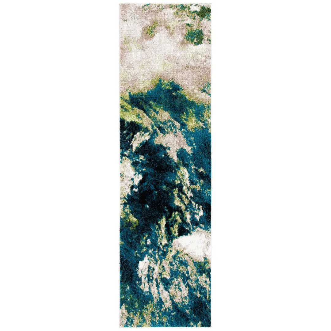 Dowlen Performance Abstract Rug 17 Stories Rug Size: Runner 2'3" x 10'