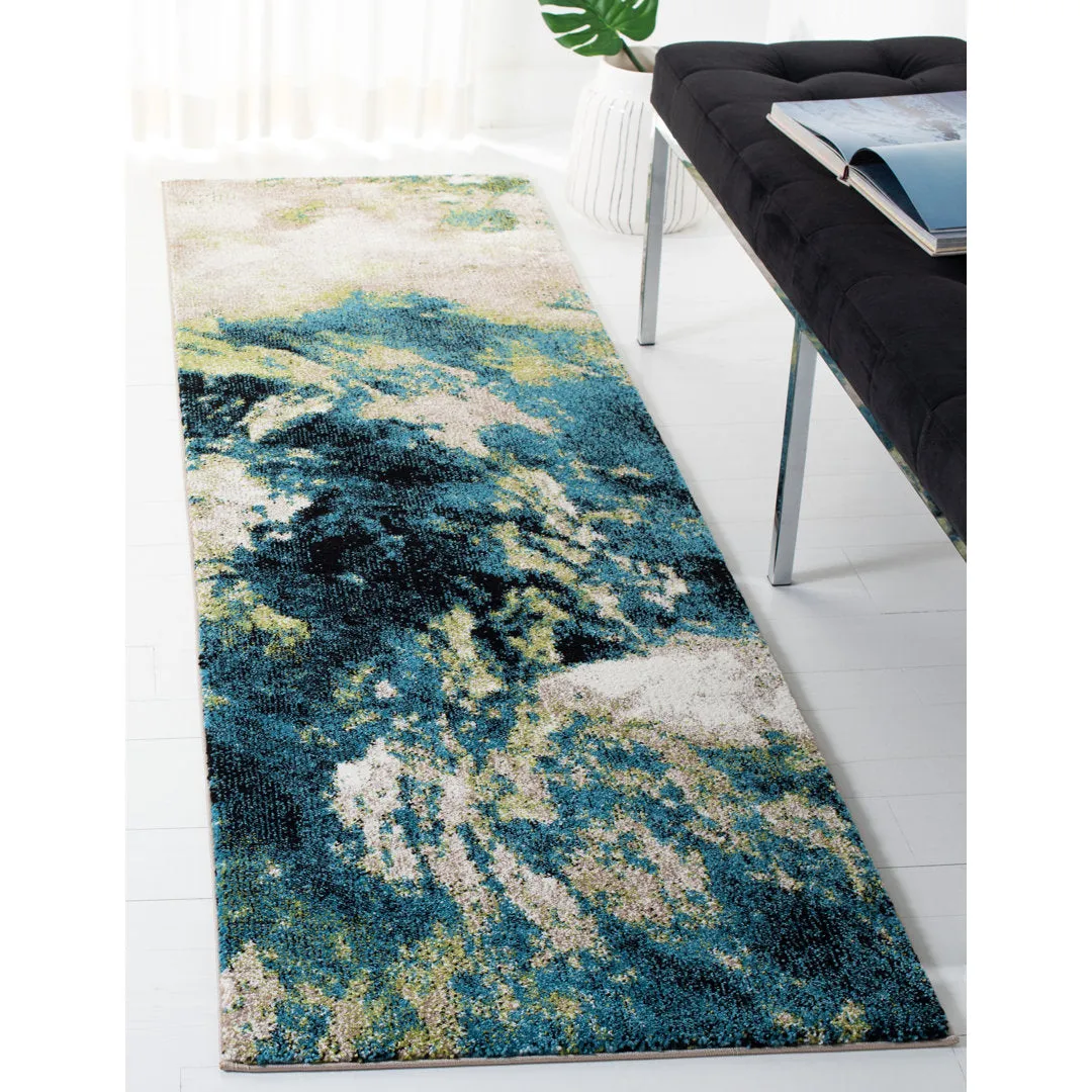 Dowlen Performance Abstract Rug 17 Stories Rug Size: Runner 2'3" x 10'