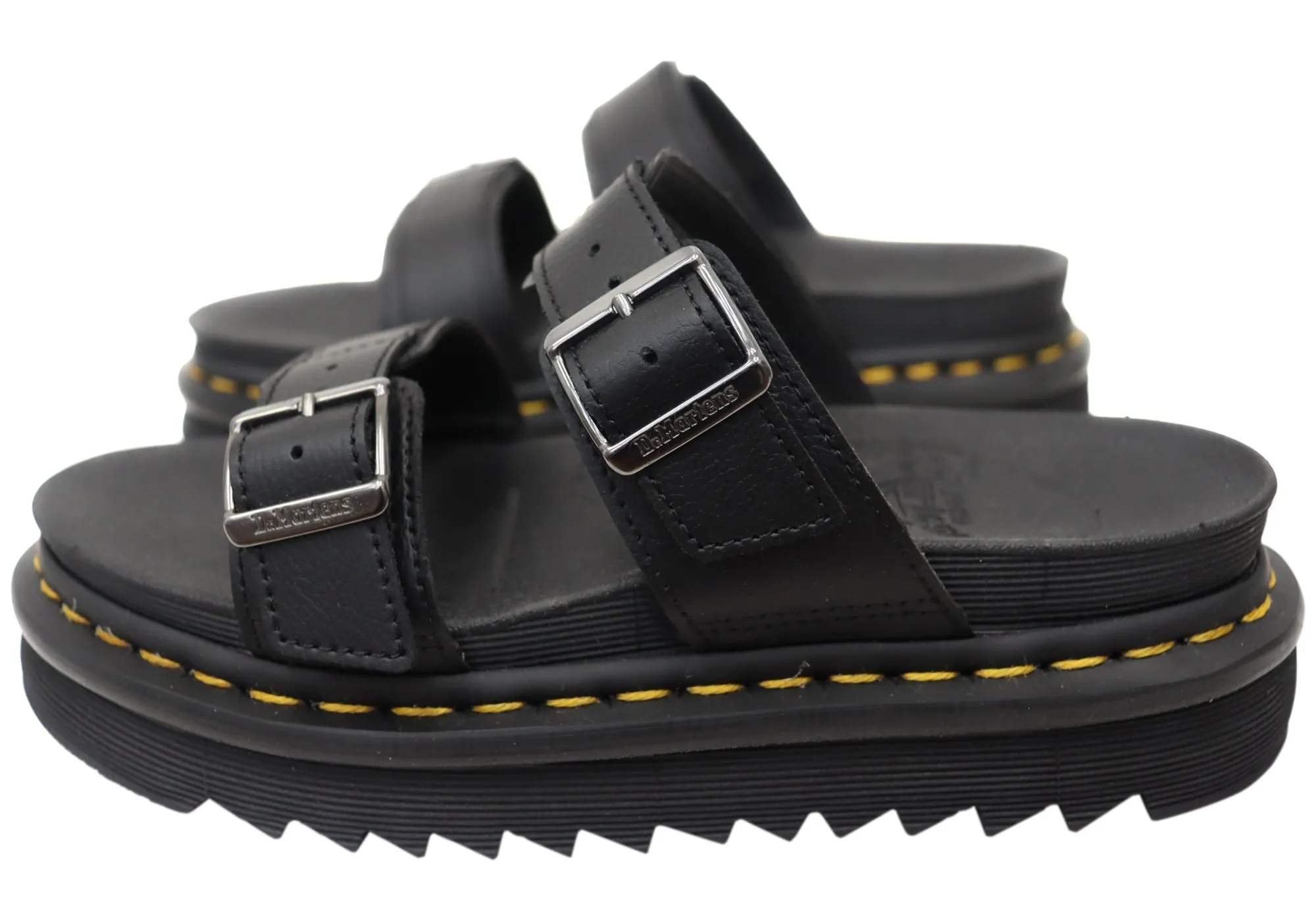 Dr Martens Womens Fashion Platform Leather Myles Sandals