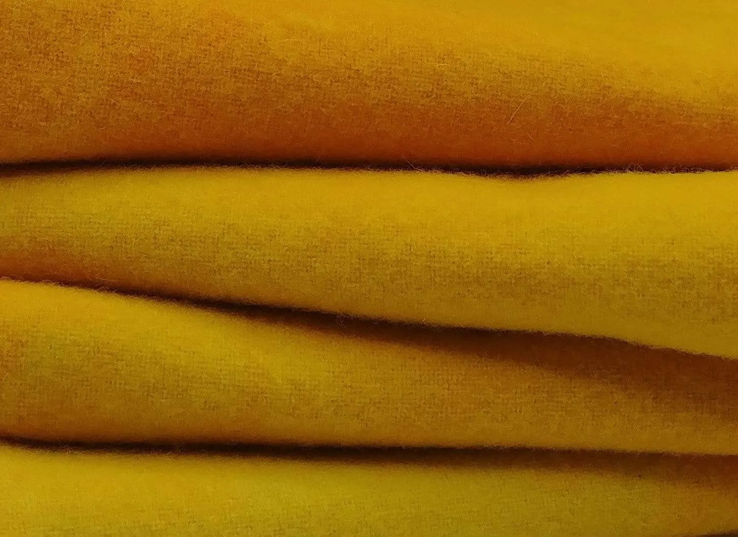 East Coast Road Trip Wool Cloth - Shades of Buttercup