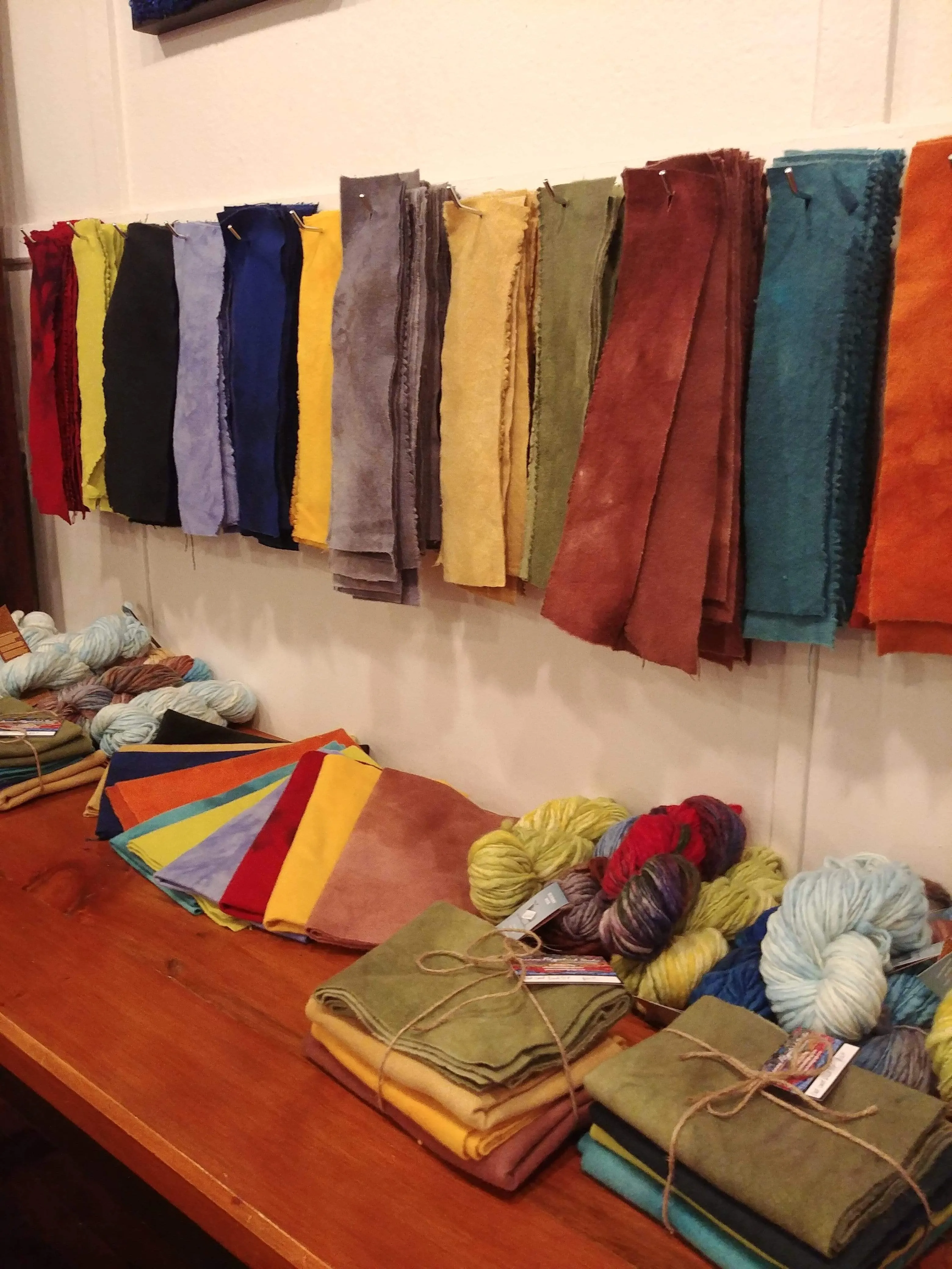 East Coast Road Trip Wool Cloth - Shades of Mermaid