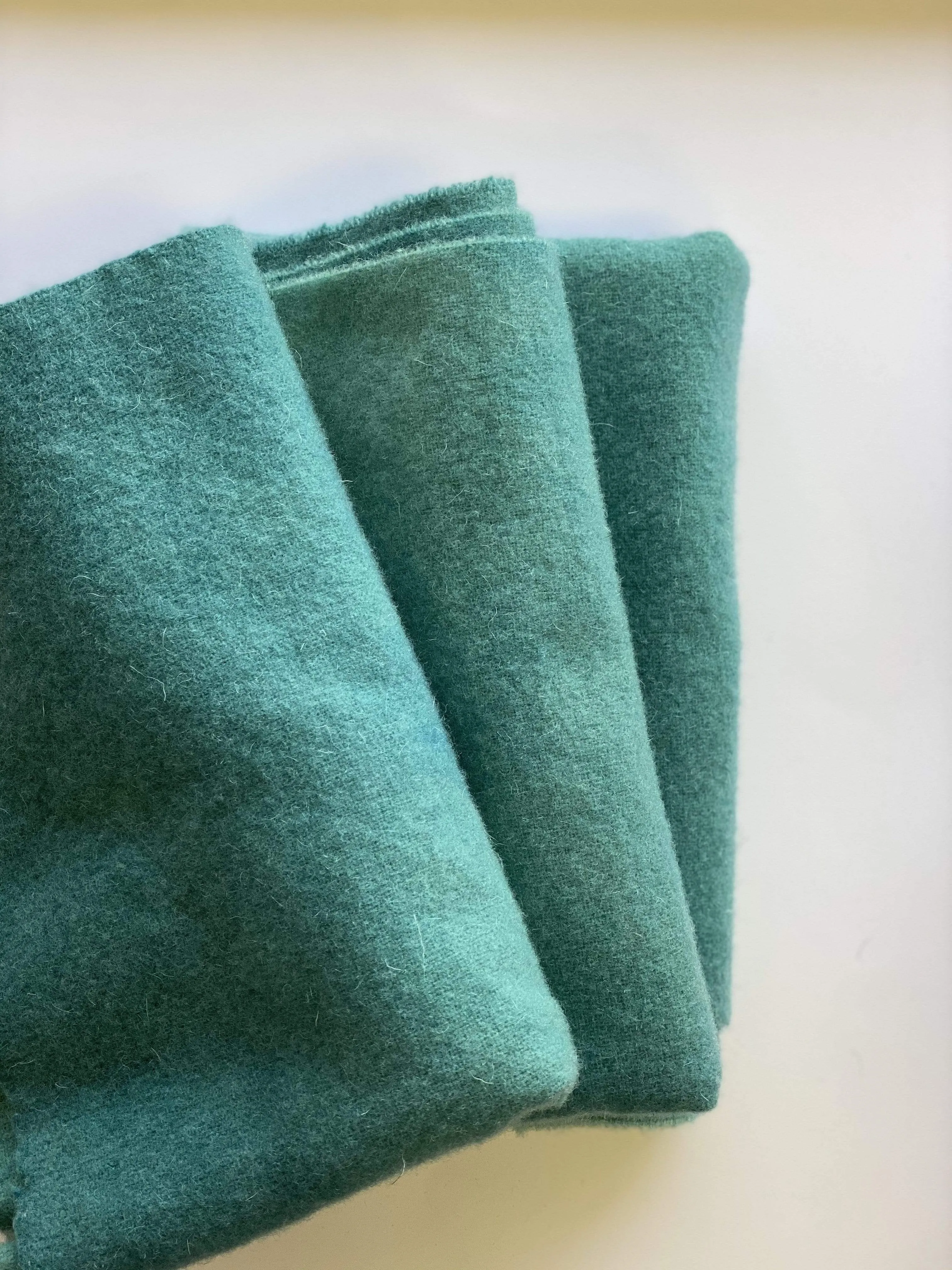 East Coast Road Trip Wool Cloth - Shades of Mermaid