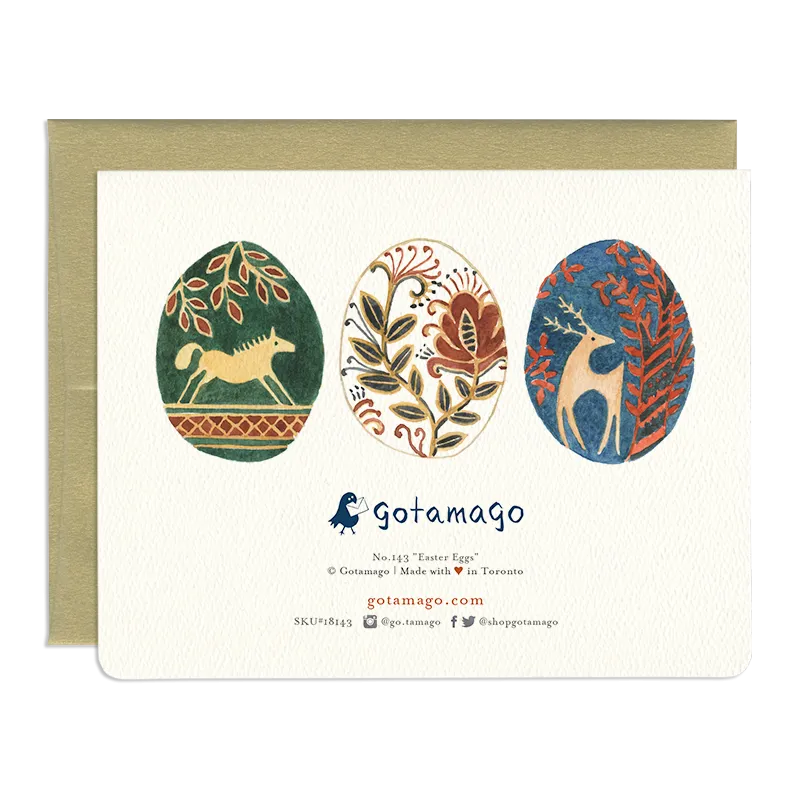 Easter Eggs - Greeting Card