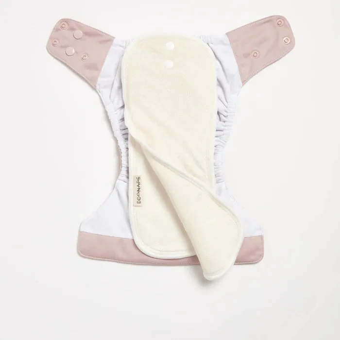 EcoNaps Modern Cloth Nappy | Dusty Rose