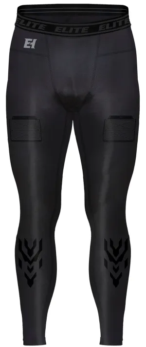 Elite Hockey Compression Pant with Jock/Tabs for Men