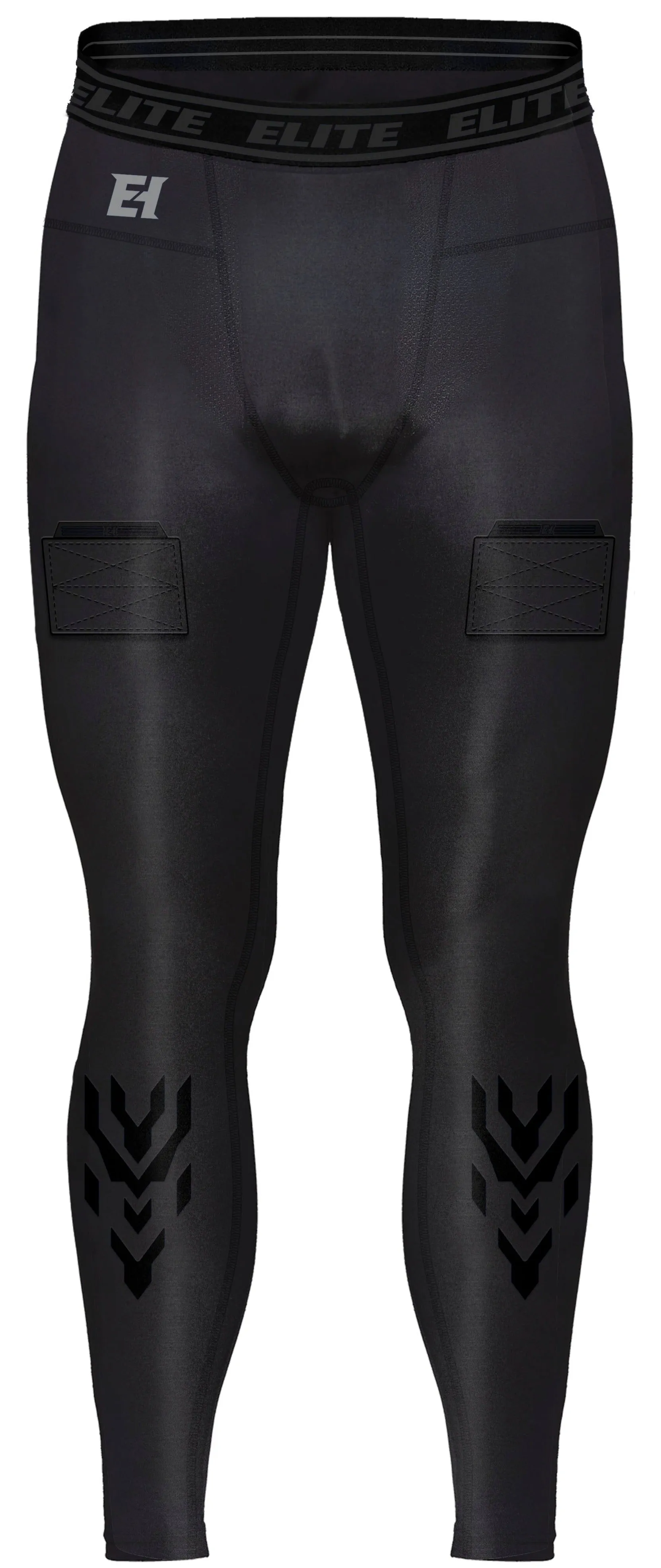 Elite Hockey Compression Pant with Jock/Tabs for Men