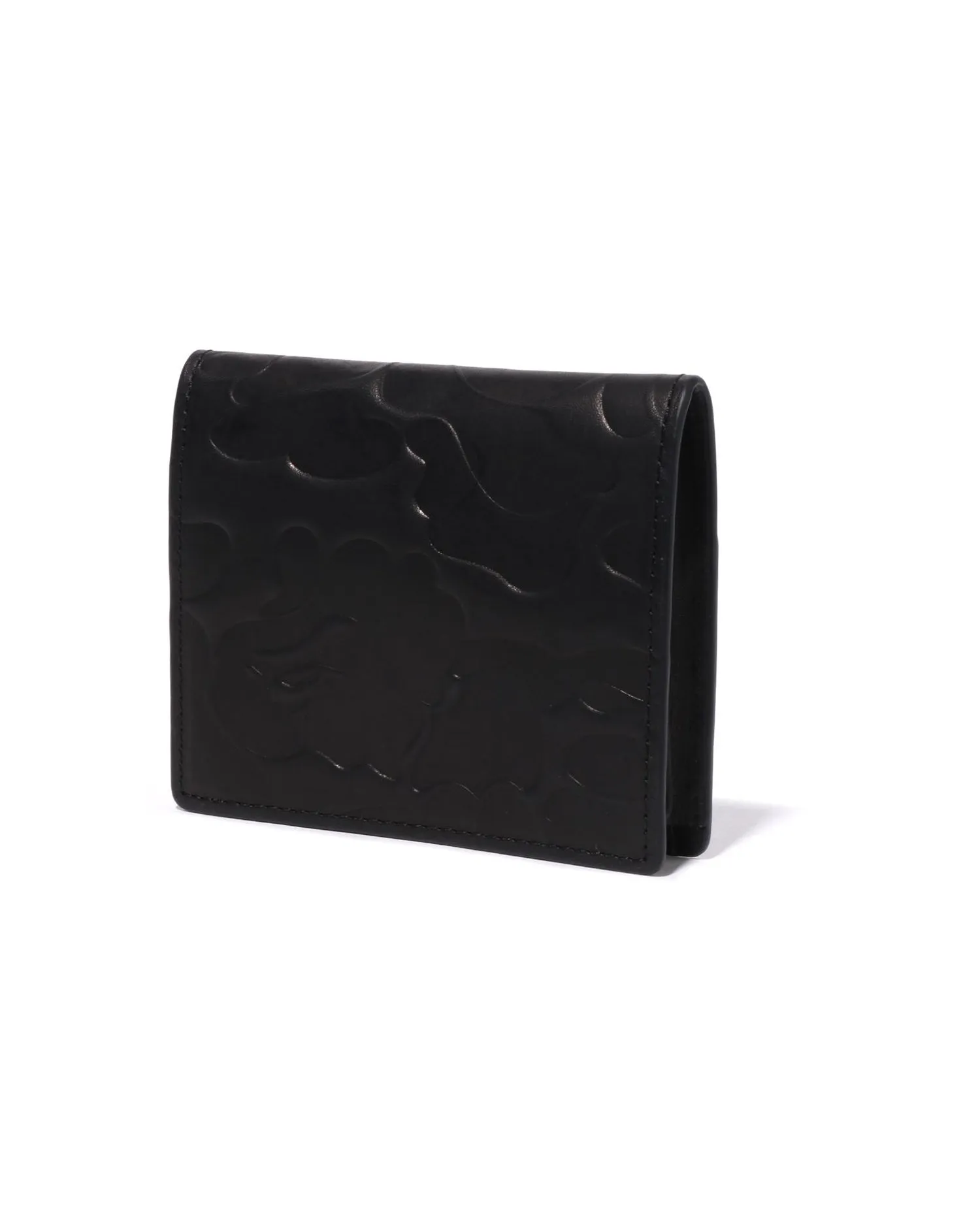 Embossed Leather Mini Wallet