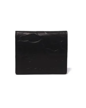 Embossed Leather Mini Wallet