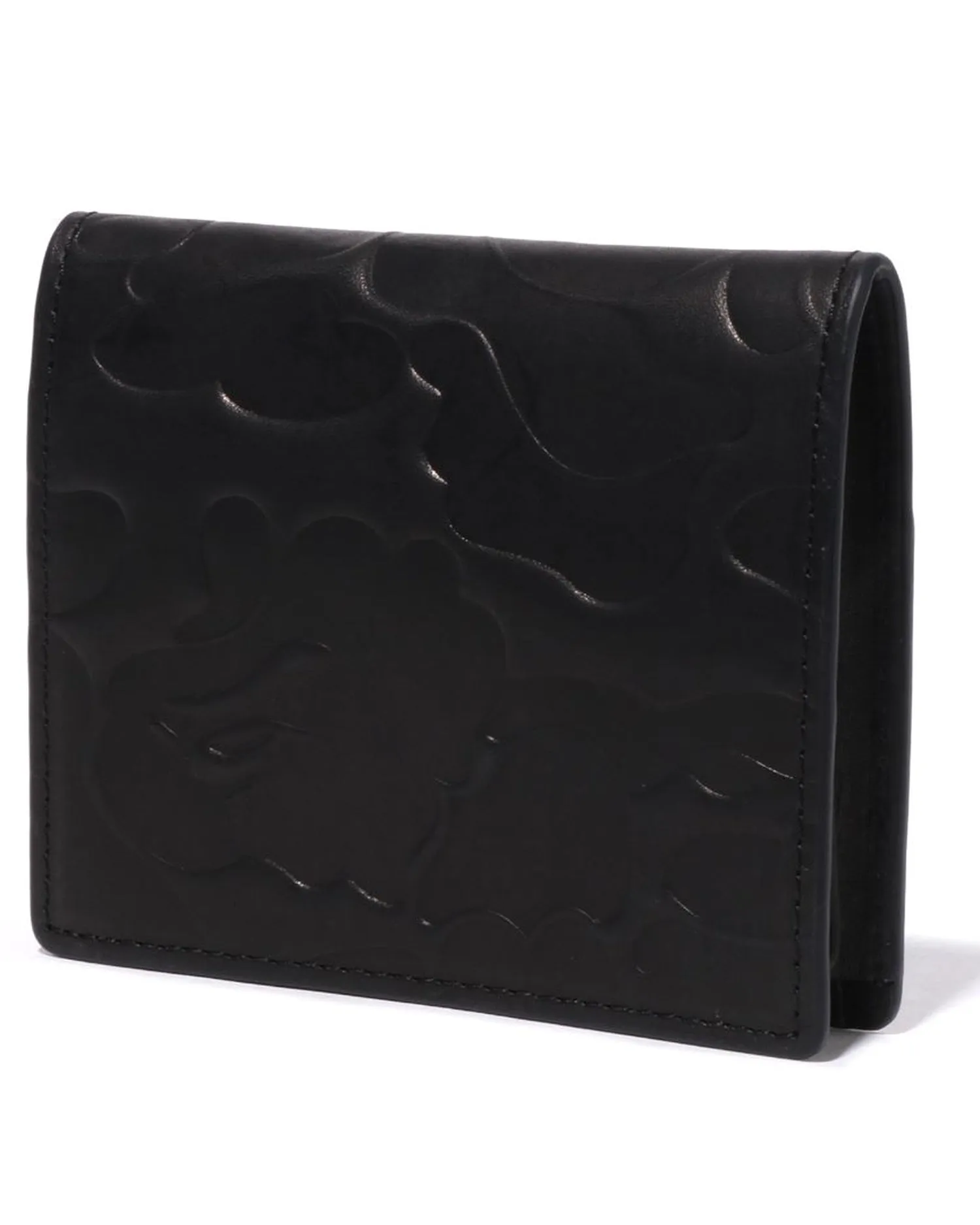 Embossed Leather Mini Wallet