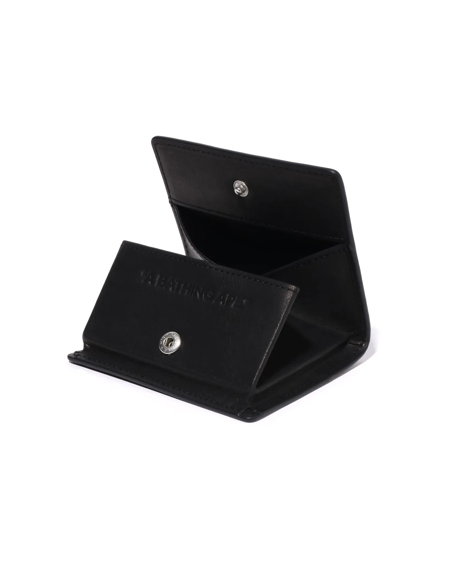 Embossed Leather Mini Wallet
