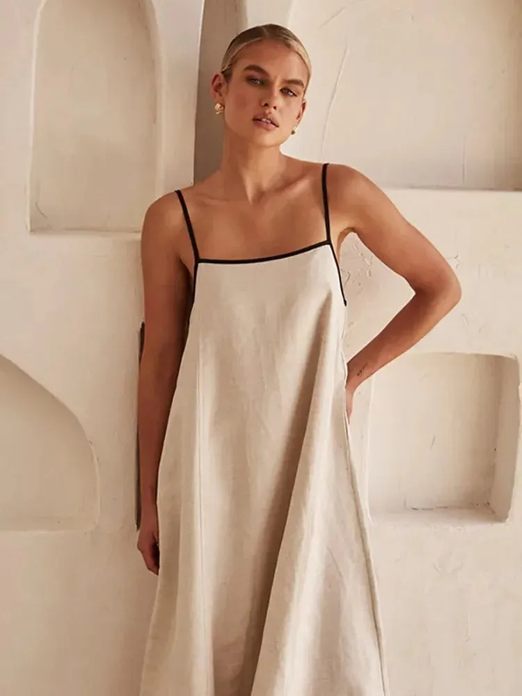 Eunice - Long strap dress