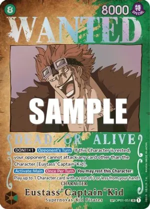 Eustass"Captain"Kid (Wanted Poster) [OP01-051] One Piece - Pillars of Strength