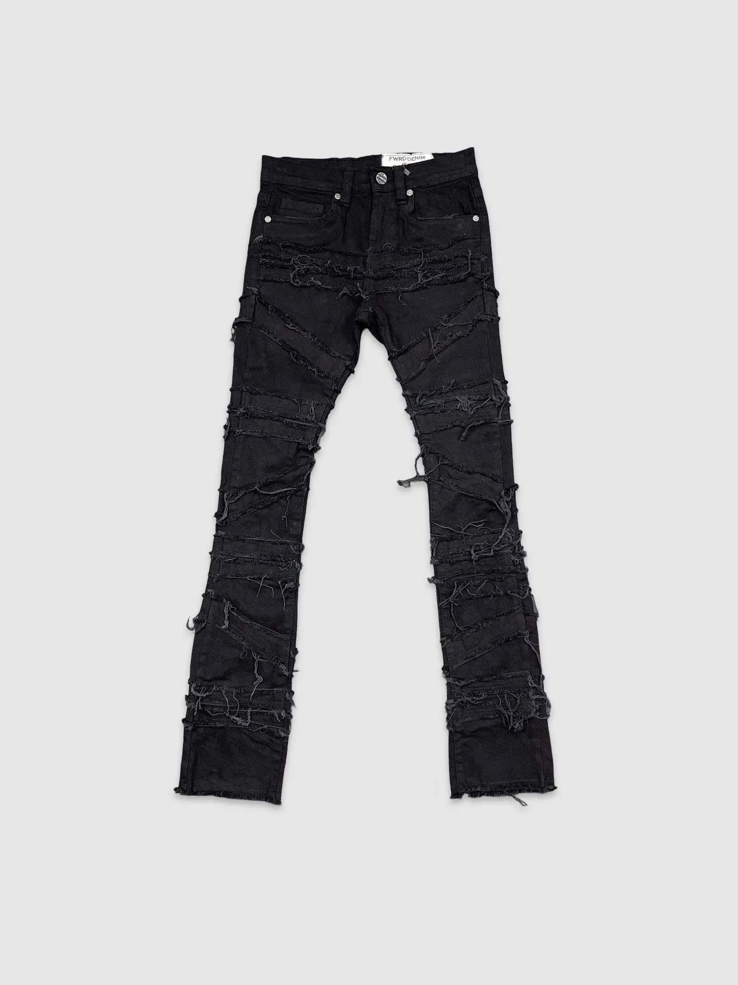 EVO-330216K-Kid's Stacked Crossover Denim Jeans