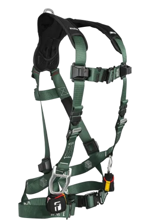 FallTech FT-1910 3D Standard Non-Belted Full Body Harness, Quick-Connect Leg Adjustment