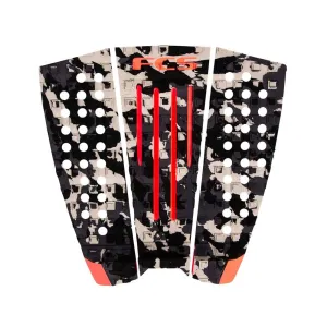 FCS Julian Urban Surfboard Deck Grip - Camo / Blood Orange